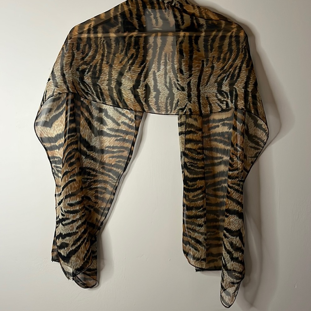 Tiger Print Scarf